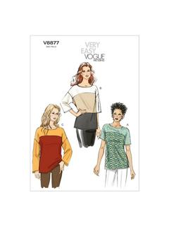 Vogue Very Easy Women's Top Sewing Pattern, 8877zz