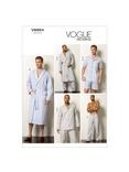 Vogue Men's Dressing Gown and Nightwear Sewing Pattern, 8964