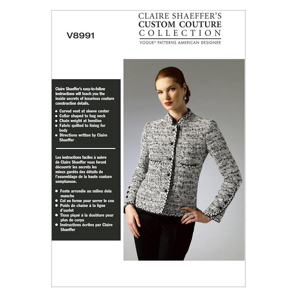 Vogue Claire Shaeffer Women's Jacket Sewing Pattern, 8991
