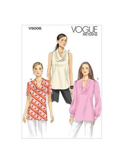 Vogue Women's Tops Sewing Pattern, 9006, 