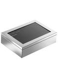 John Lewis Wide Border Photo Frame Box, 4 x 6" (10 x 15cm), Silver Plated