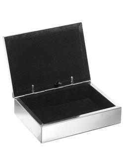 John Lewis Wide Border Photo Frame Box, 4 x 6" (10 x 15cm), Silver Plated - view 2, Silver