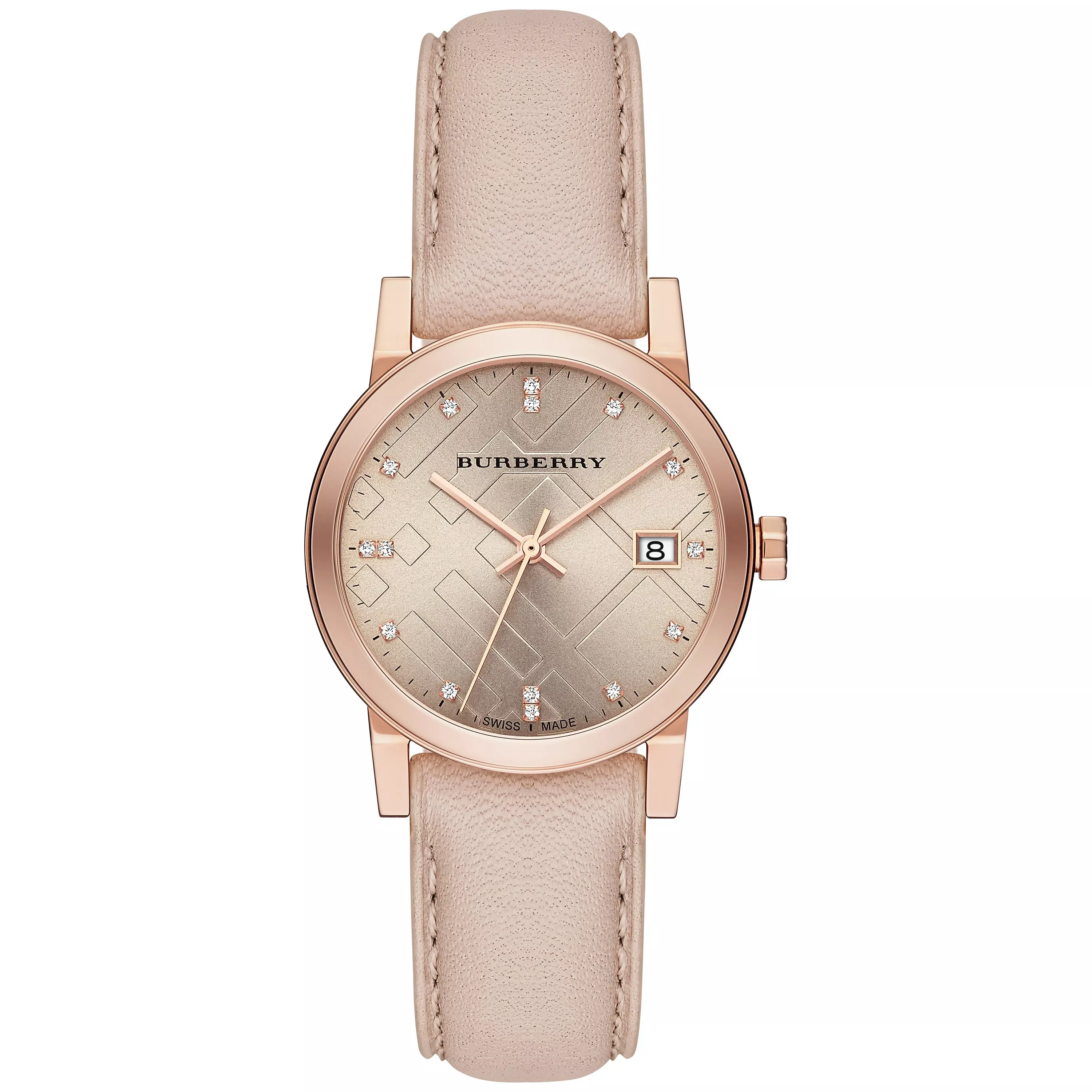 Burberry the city rose gold watch best sale