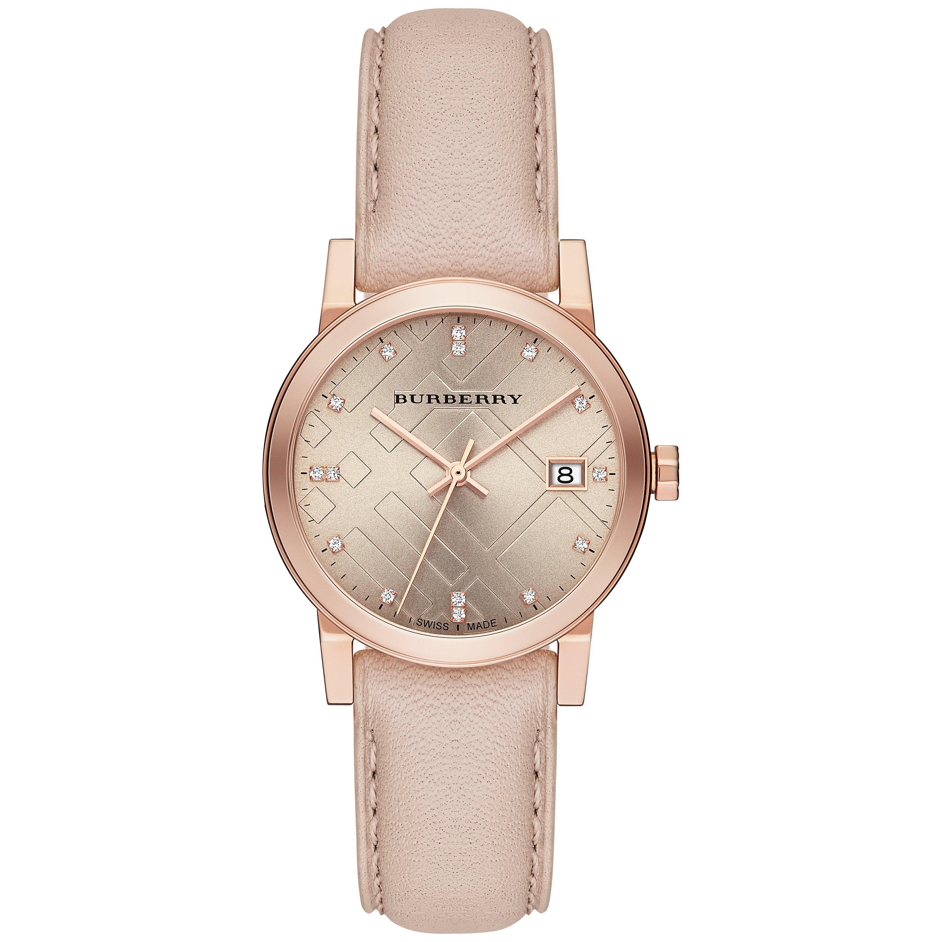 Burberry the city watch women's best sale