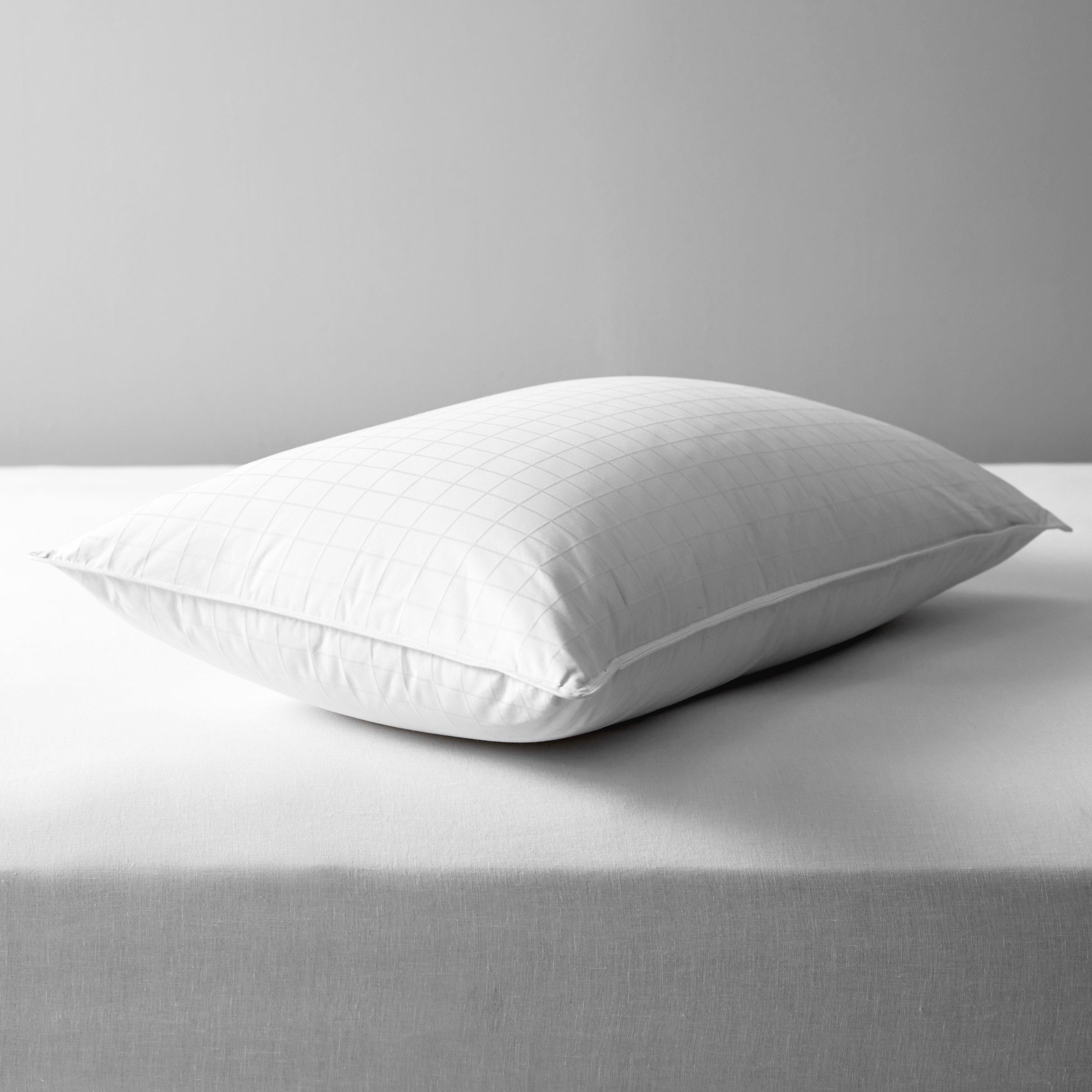 John Lewis & Partners Natural White Goose Down Standard Pillow, Soft/Medium