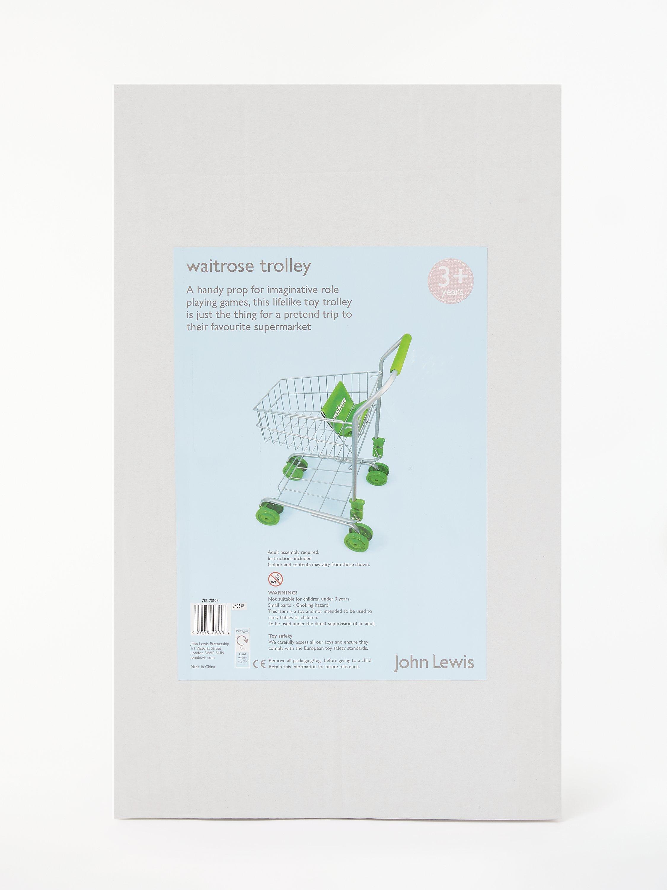 John Lewis Partners Toy Waitrose Shopping Trolley