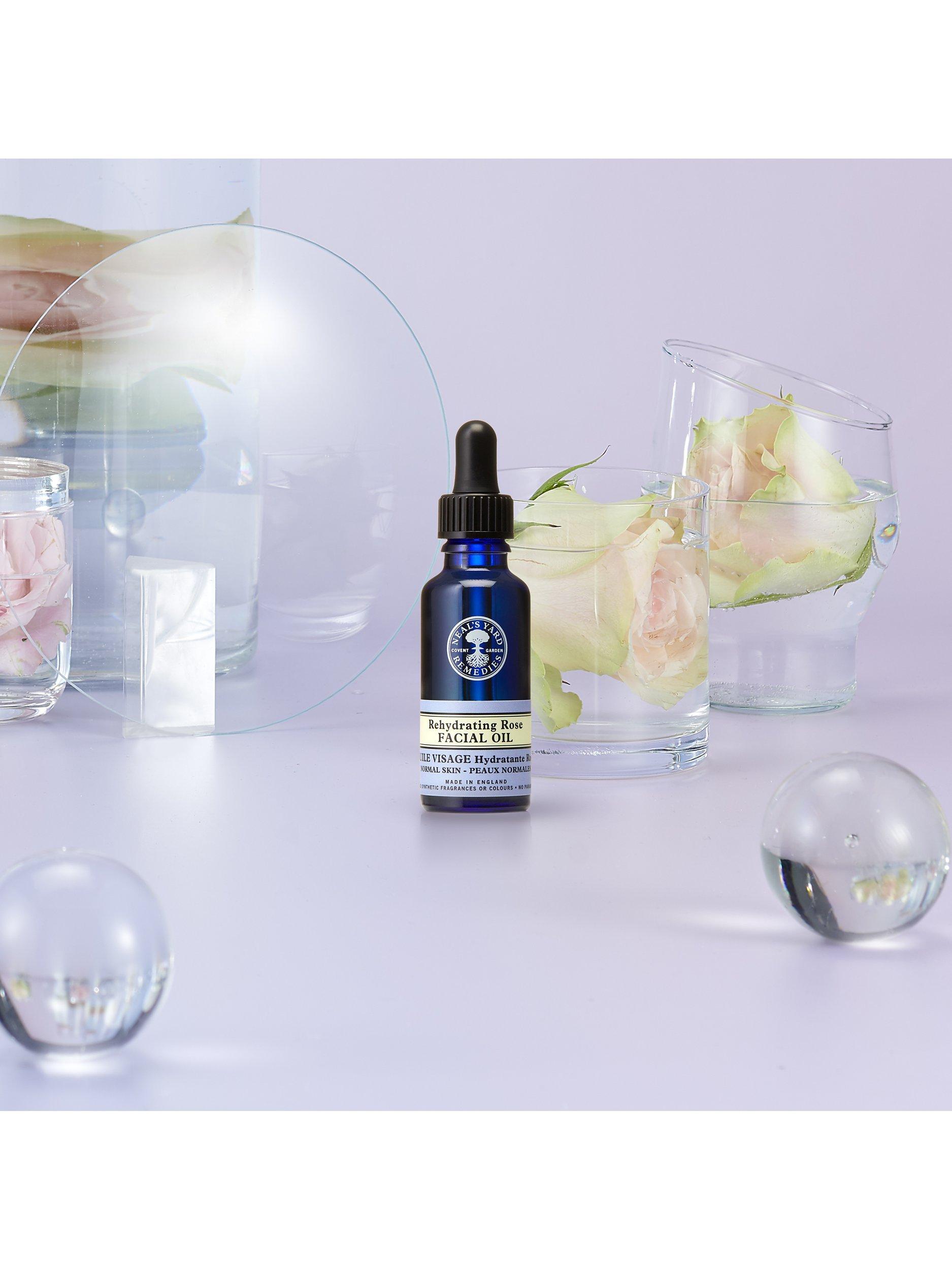 Product image 2 of 5, which shows Neal's Yard Remedies Rehydrating Rose Facial Oil, 30ml