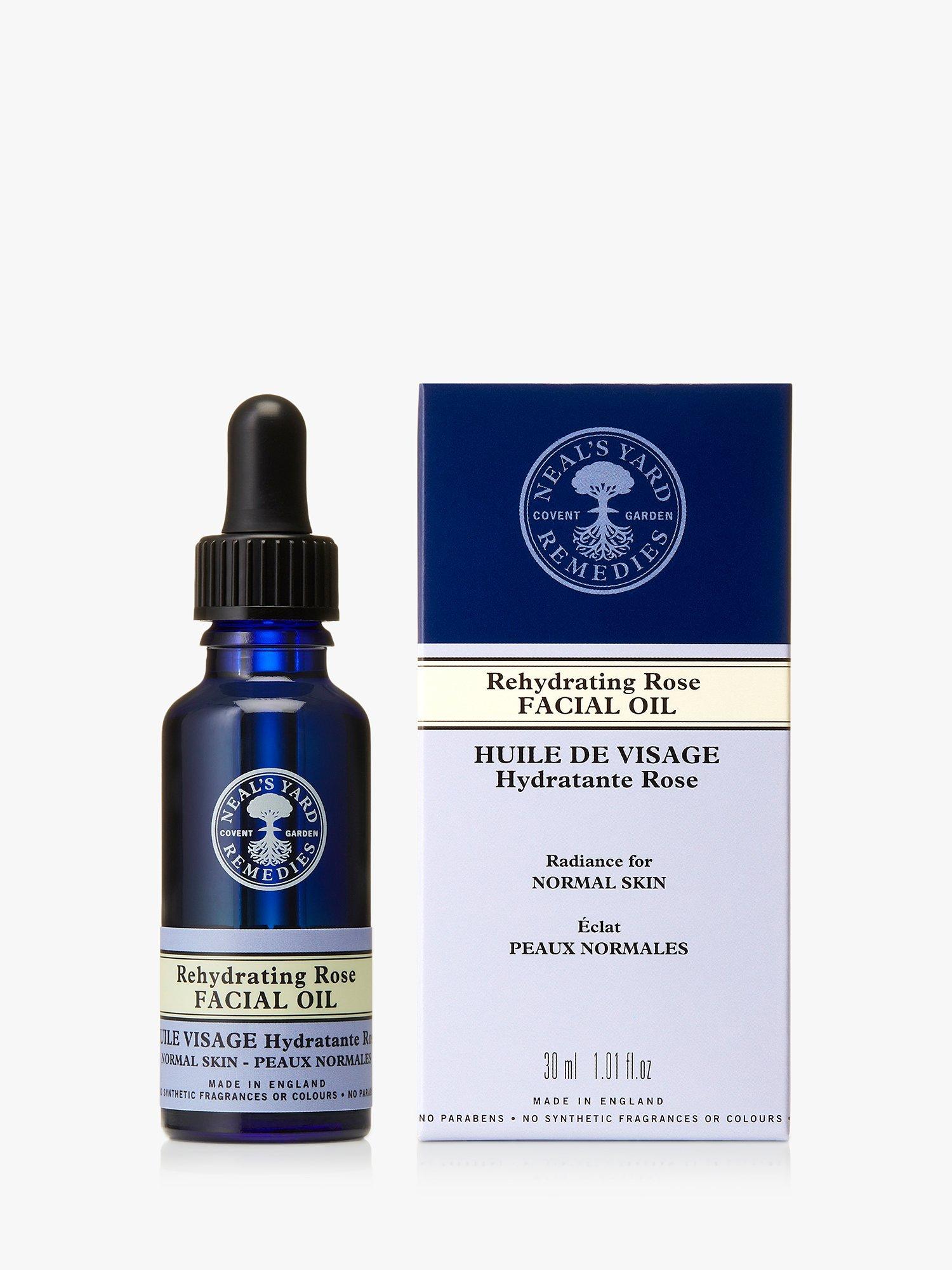 Product image 3 of 5, which shows Neal's Yard Remedies Rehydrating Rose Facial Oil, 30ml