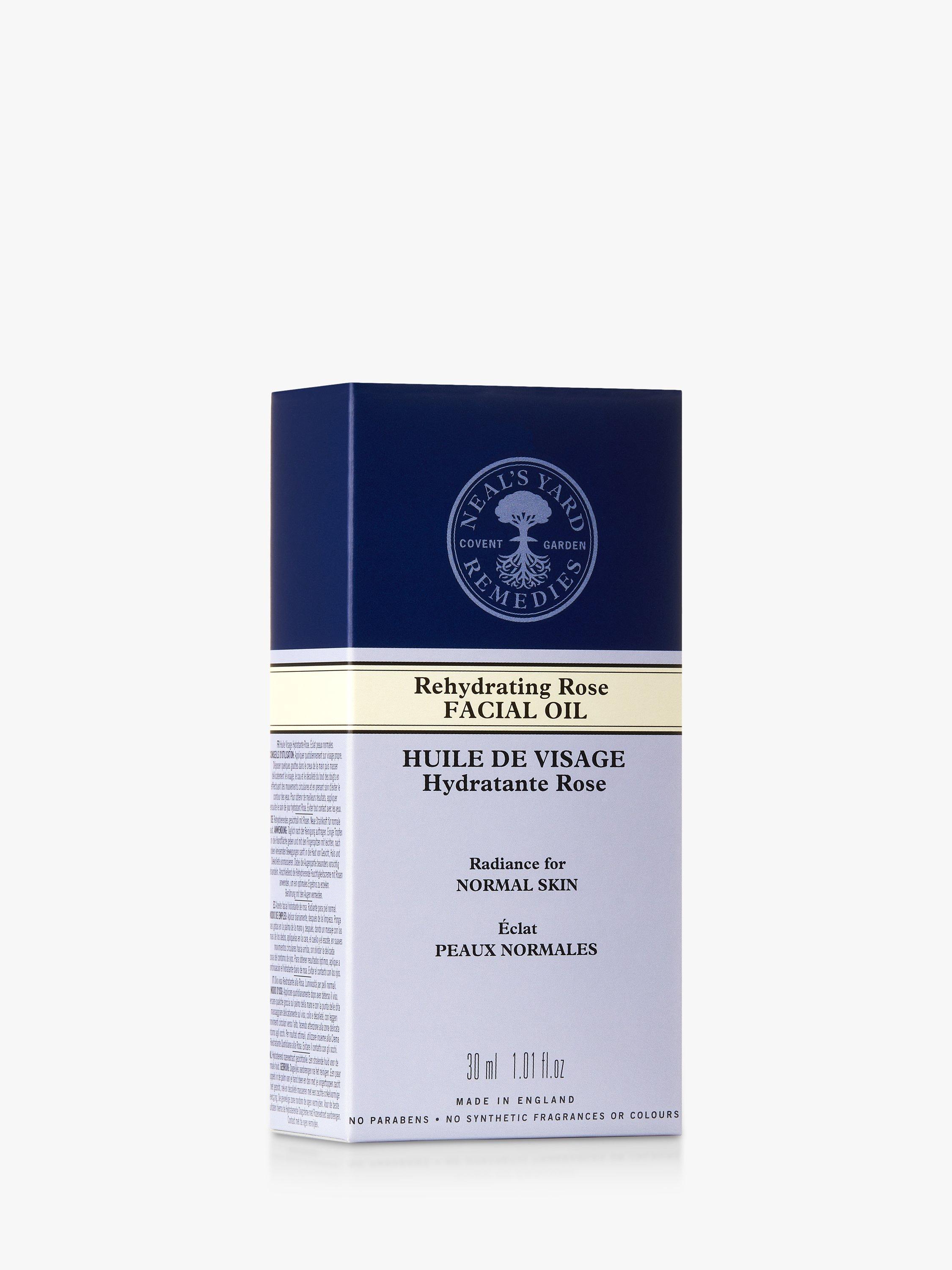 Product image 4 of 5, which shows Neal's Yard Remedies Rehydrating Rose Facial Oil, 30ml
