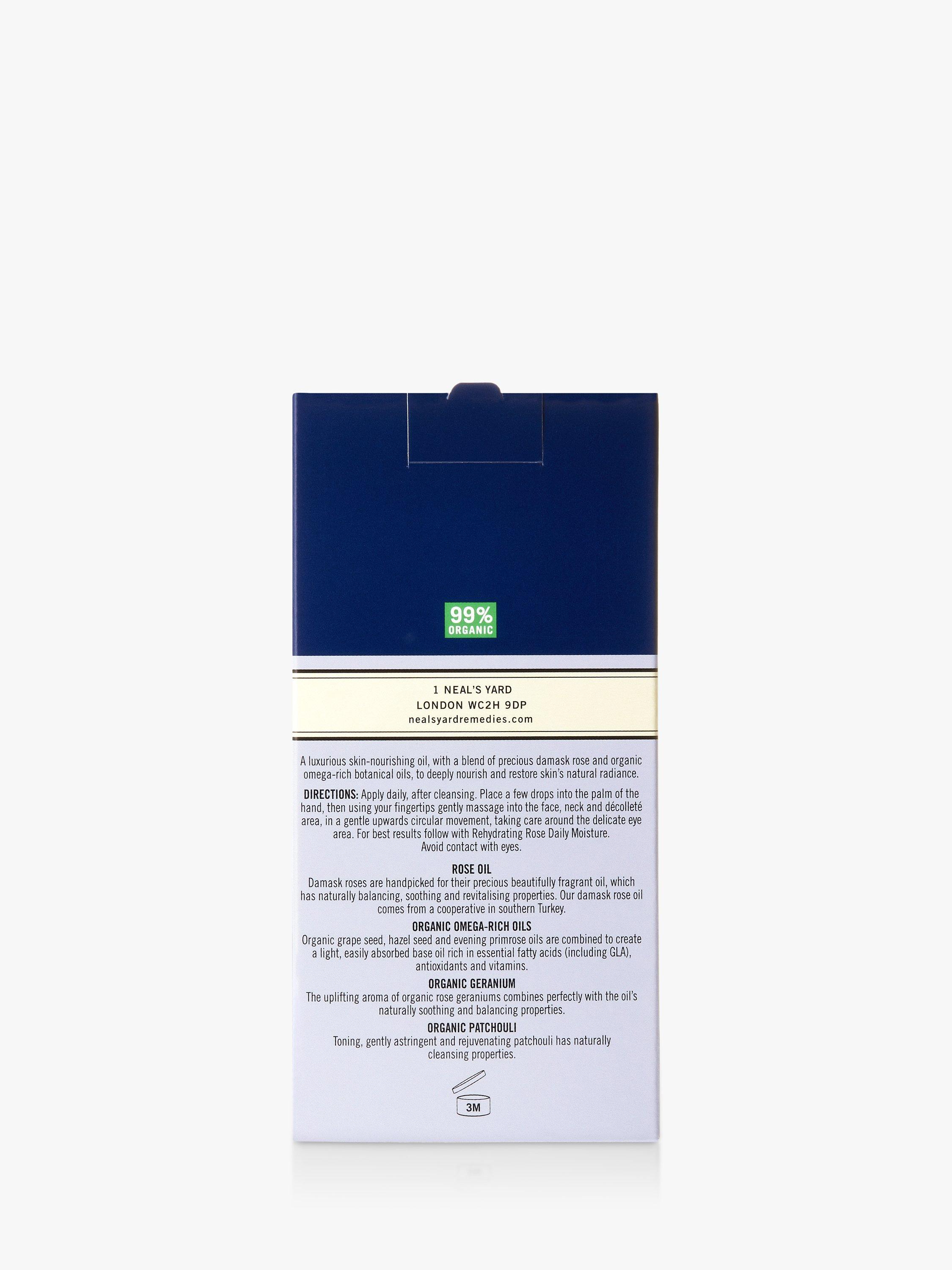 Product image 5 of 5, which shows Neal's Yard Remedies Rehydrating Rose Facial Oil, 30ml