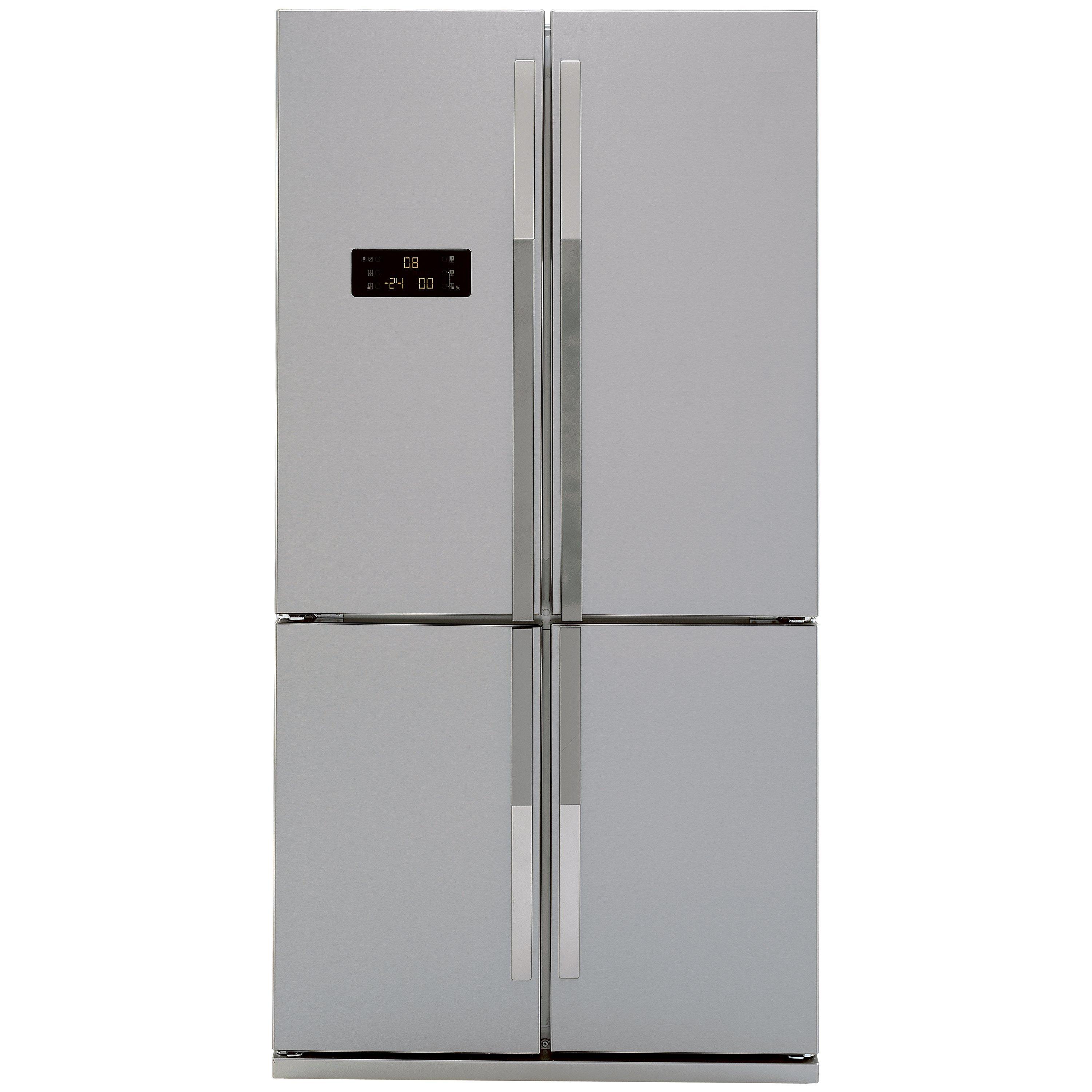 Beko GNE114610APX 4 Door American Style Fridge Freezer Stainless Steel