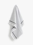 John Lewis Check Terry Cotton Tea Towel