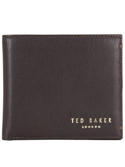 Ted Baker Anthonys Leather Bifold Wallet, Brown