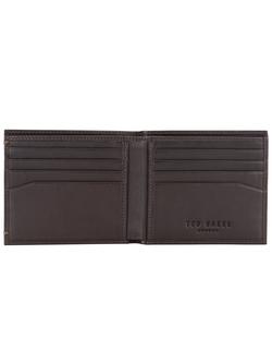 Ted Baker Anthonys Leather Bifold Wallet - view 2, Brown