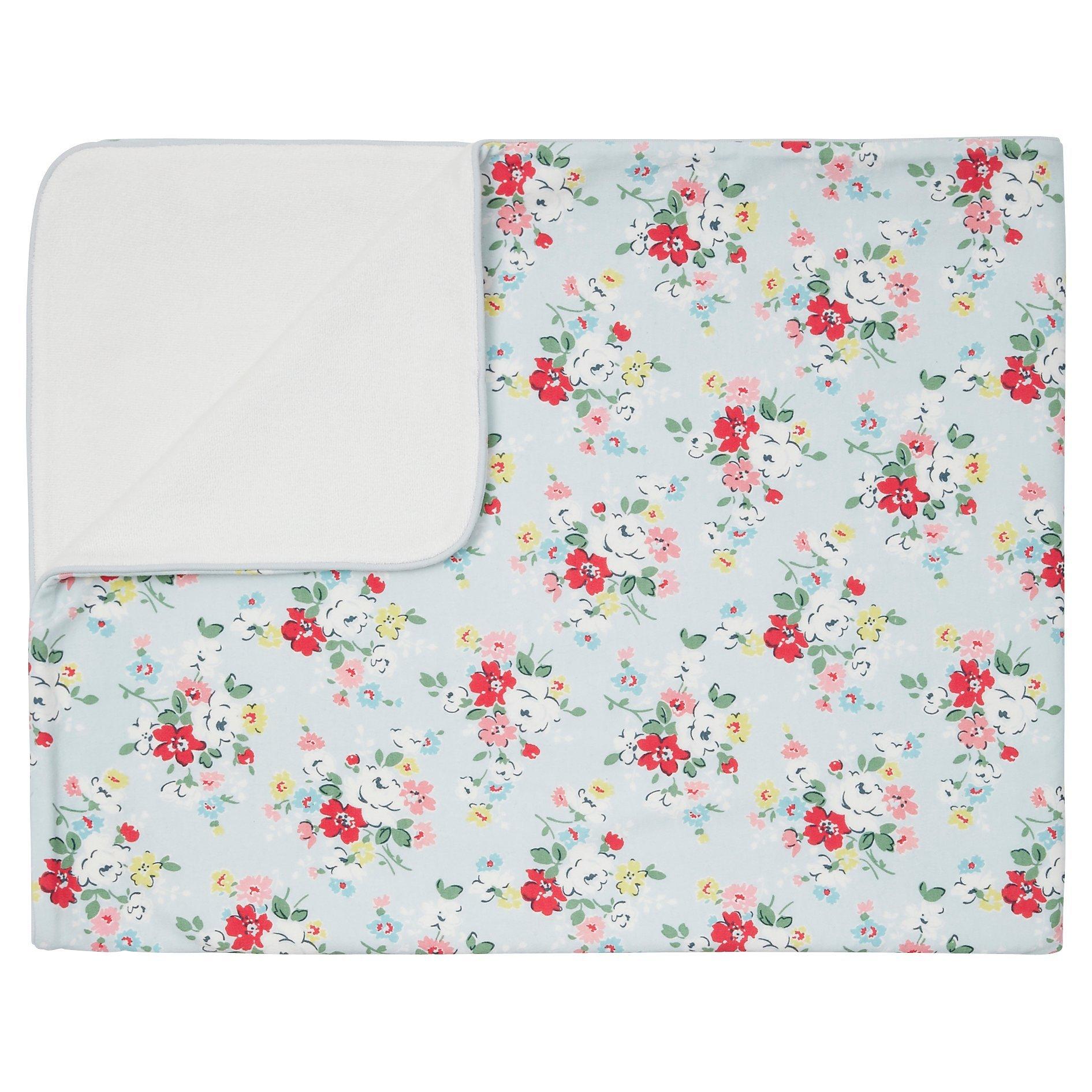 Cath Kidston Clifton Rose Pram Baby Blanket, Blue