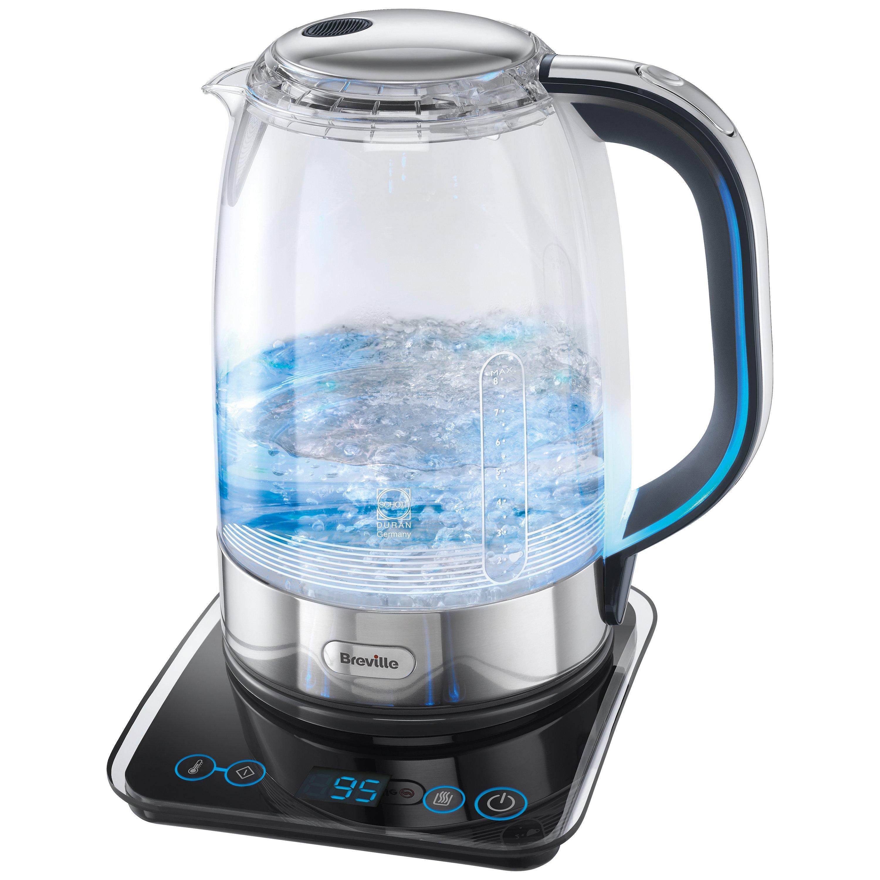 Breville crystal clear glass tea kettle hotsell