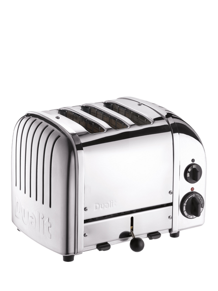 Dualit 3 Slice AWS Classic Toaster, Stainless Steel - view 2, Stainless Steel