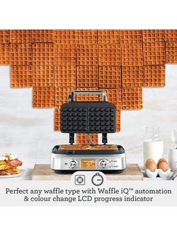 Sage The Smart Waffle™ Iron - view 2, Silver