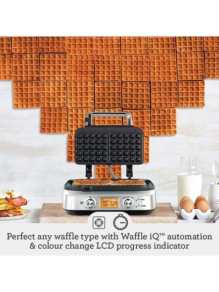 Sage The Smart Waffle™ Iron - view 2, Silver