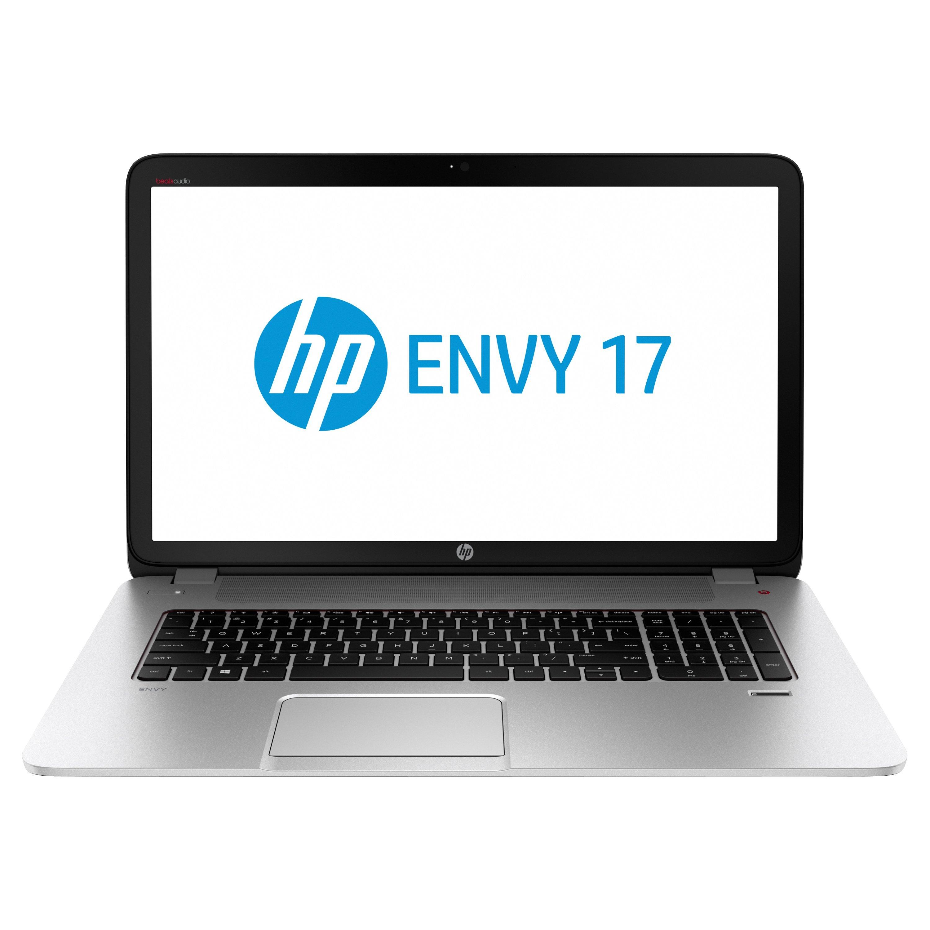 HP Envy 17-j141na Laptop, Intel Core i7, 12GB RAM, 1TB, 17.3", Silver