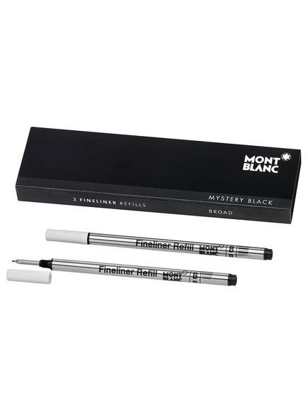 Montblanc Fineliner Refills, Broad, Pack of 2, Black