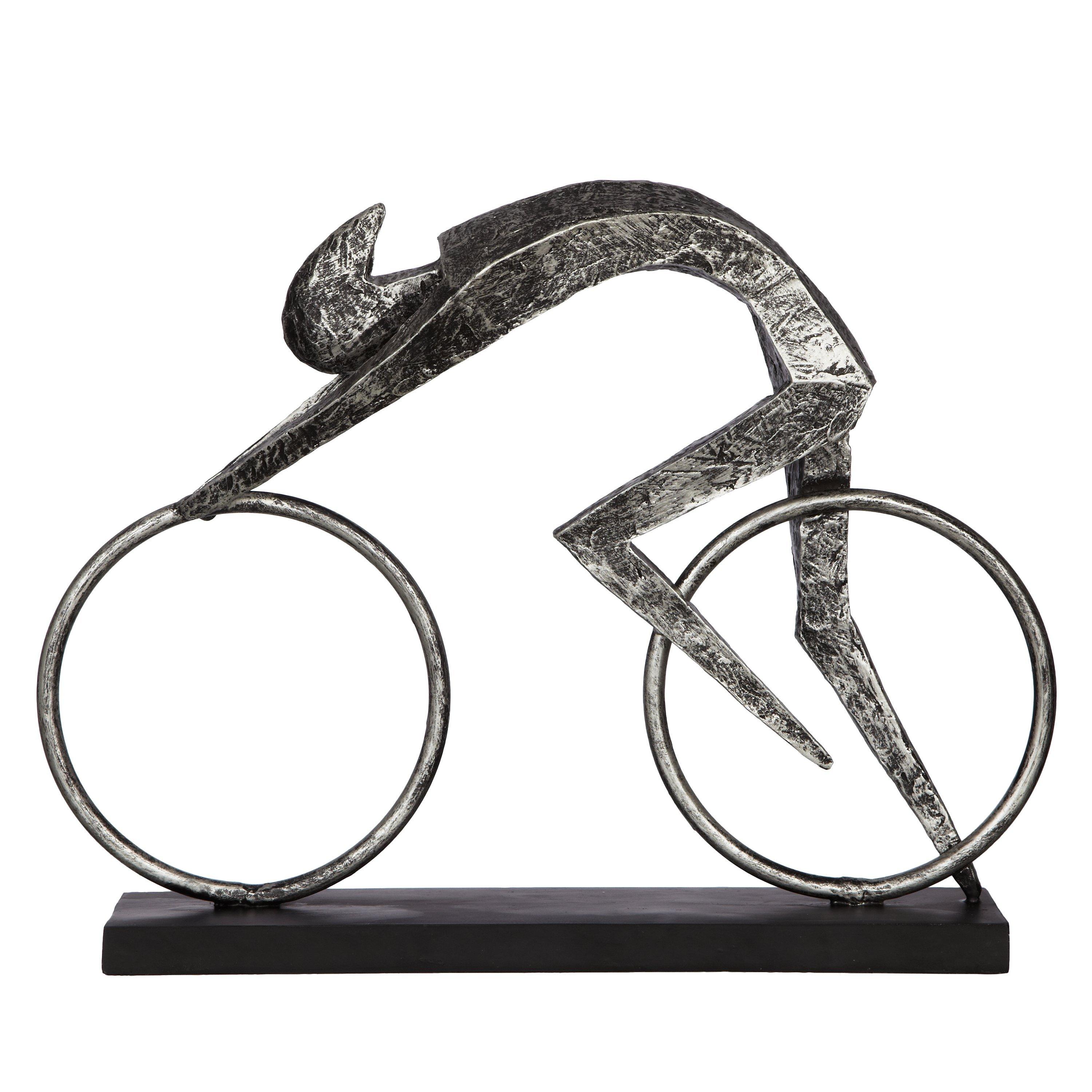 Libra Abstract Cyclist Sculpture