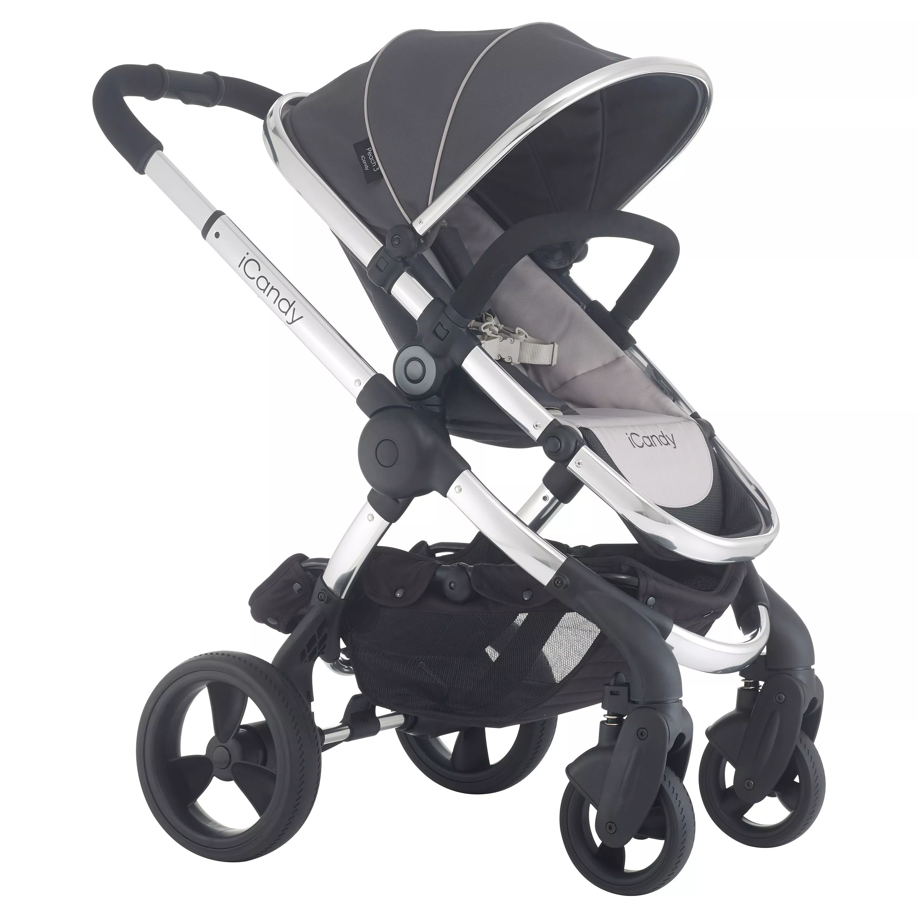 iCandy Peach 3 Pushchair with Chrome Chassis Truffle Hood