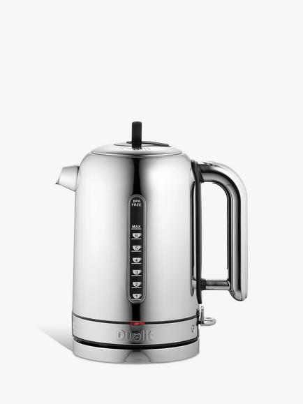 Dualit Classic Kettle, 1.7L, Polished Stainless Steel