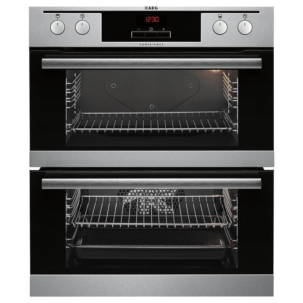 AEG NC4013021M Double Built Under Electric Oven Stainless Steel