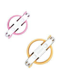 Clover Small Pom-Pom Maker, 3124, Pink/Yellow - view 2, Pink/Yellow