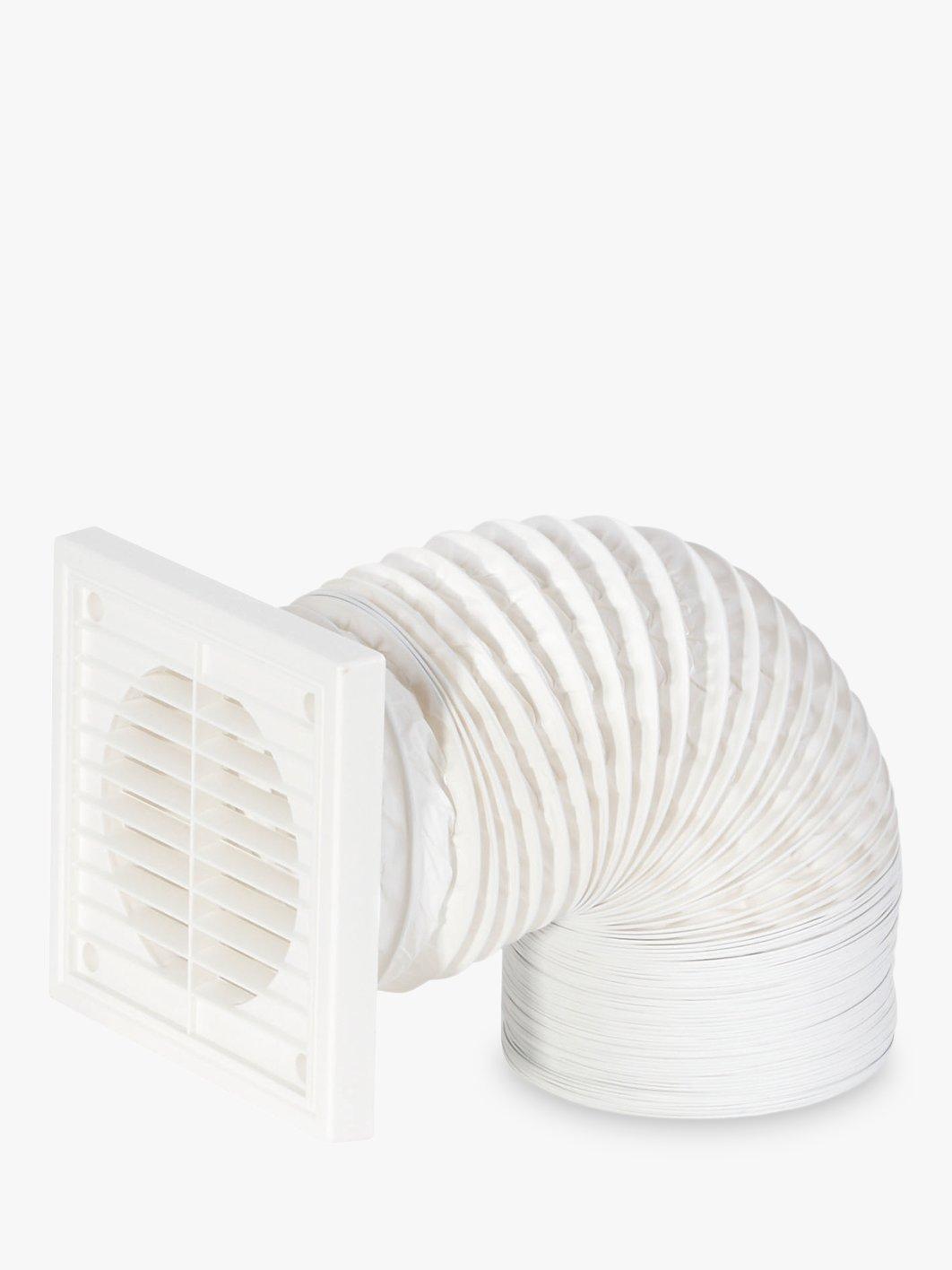 John Lewis Venting Flexible Duct Kit, White