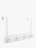 John Lewis ANYDAY Over The Door Hanging Rack, 4 Hook