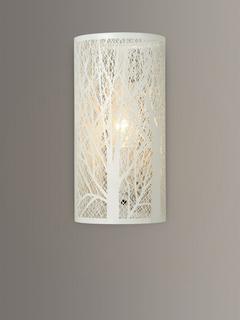 John Lewis Devon Wall Light, White
