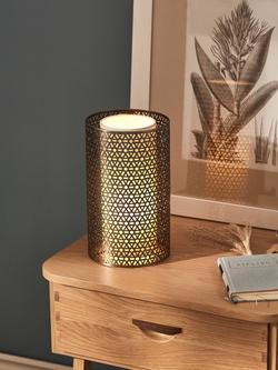 John Lewis Meena Table Lamp - view 2, Pewter