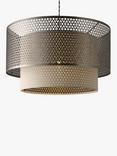 John Lewis Meena Fretwork Steel Ceiling Light