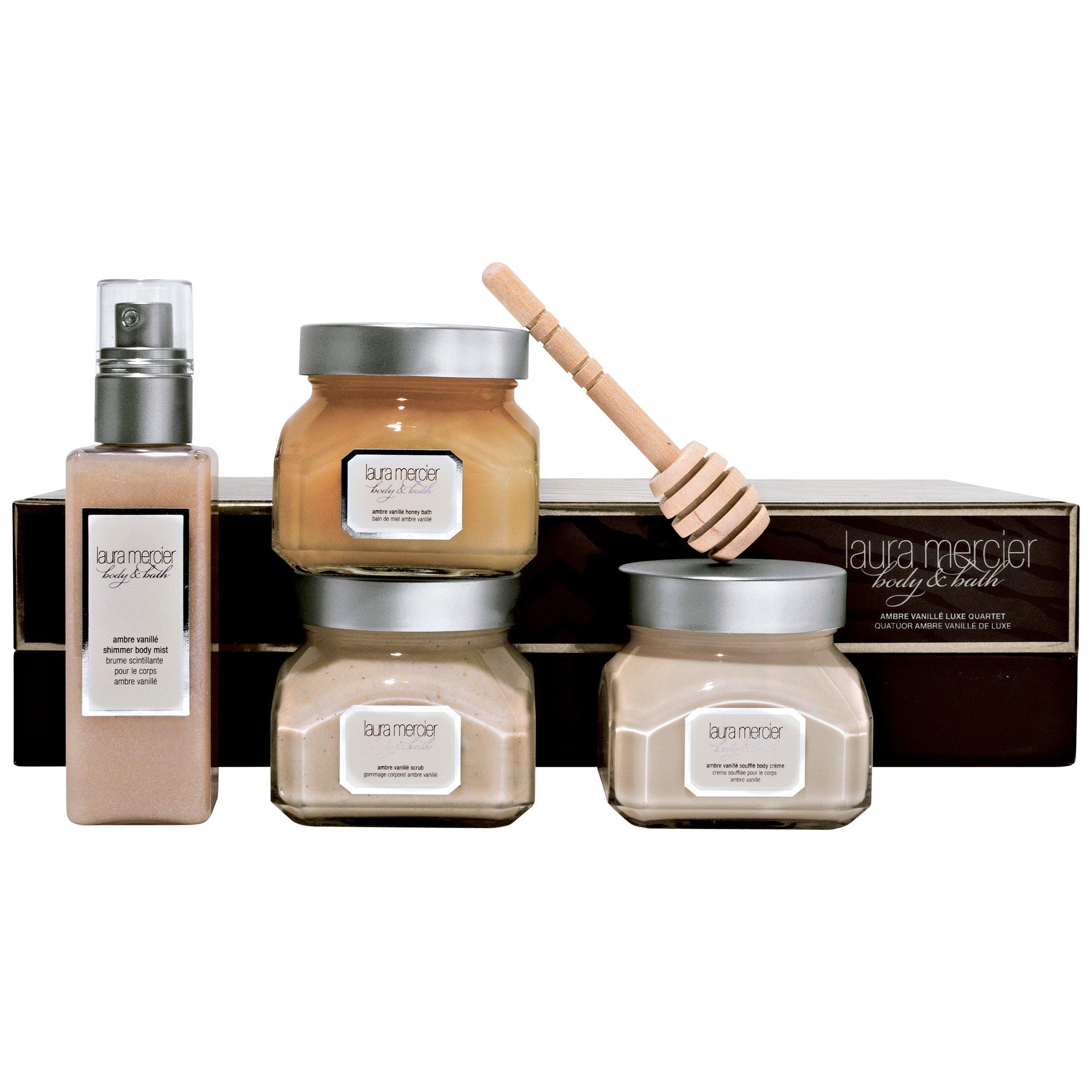 Laura Mercier Ambre Vanille Body & Bath Luxe Quartet