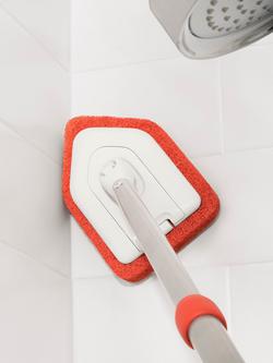 OXO Good Grips Extending Tub & Tile Scrubber - view 2, Red