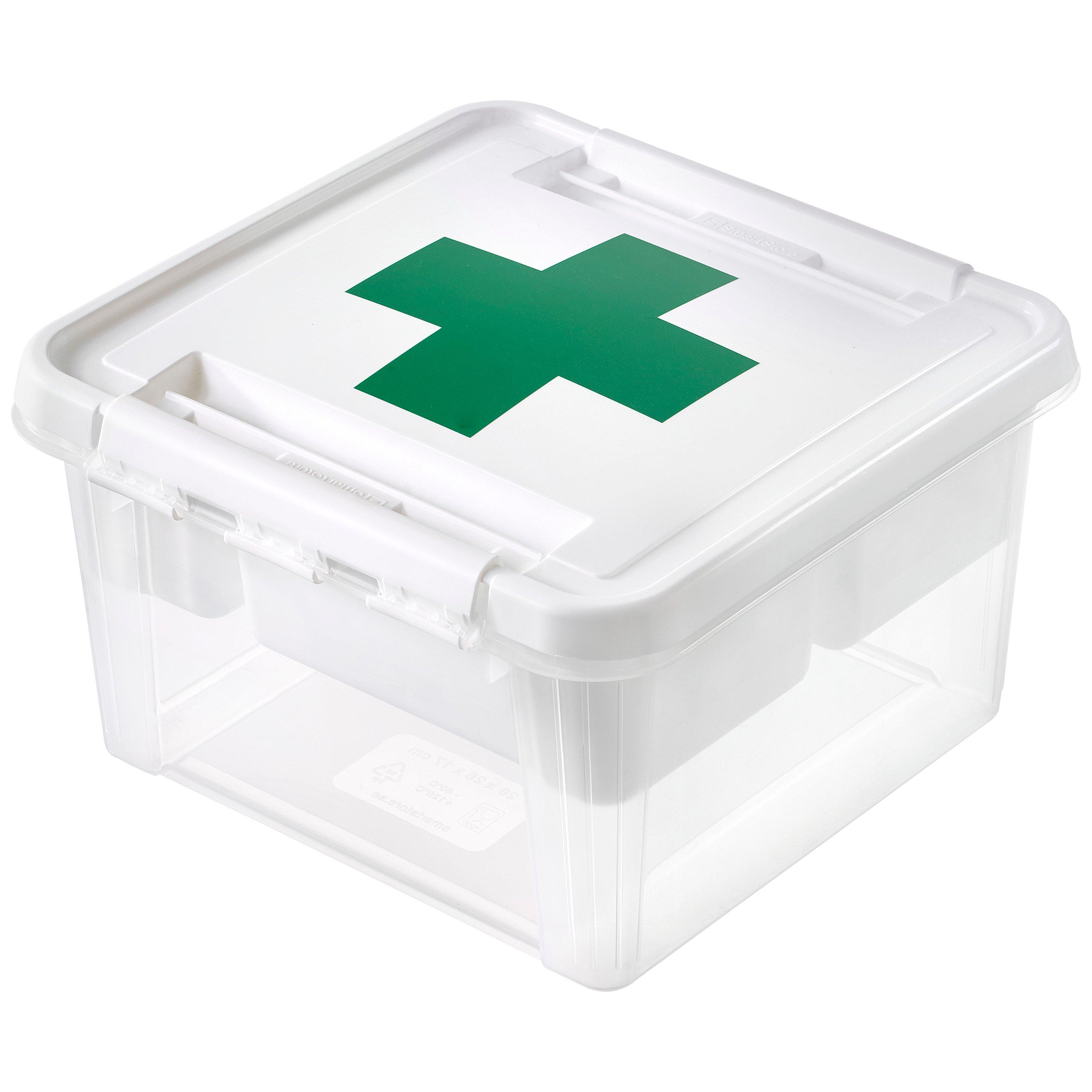 SmartStore by Orthex Deco 12 Plastic First Aid Box (8L)