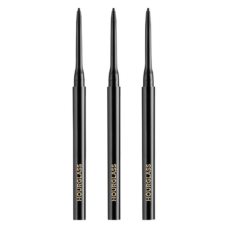 Product image 1 of 3, which shows Hourglass Mechanical Gel Liner 1.5mm, Obsidian Black, Pack of 3