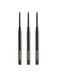 Hourglass Mechanical Gel Liner 1.5mm, Obsidian Black, Pack of 3