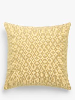 John Lewis Diamonds Cushion, Saffron