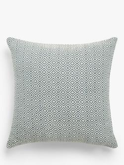 John Lewis Diamonds Cushion, Indian Blue