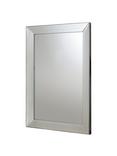 Gallery Direct Modena Rectangular Wall Mirror, Silver, 109 x 79cm