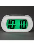 Acctim Silicone Jumbo LCD Smartlite® Digital Alarm Clock, White