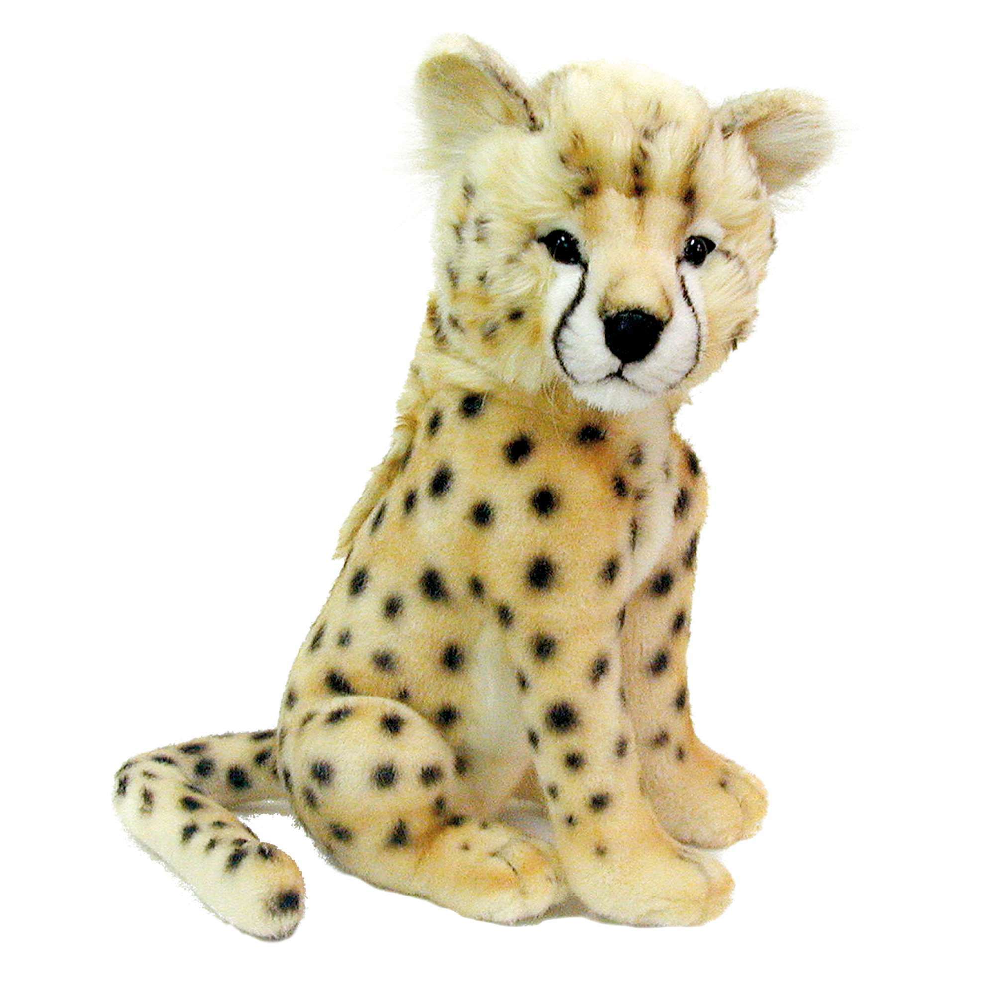 Hansa Sitting Cheetah Cub Soft Toy