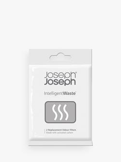 Joseph Joseph Intelligent Waste Separation & Recyling Totem Bin Odour Filters, Pack of 2, 