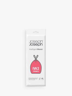 Joseph Joseph IW2 Intelligent Waste Separation & Recycling Totem Custom Food Waste Caddy Liners, Pack of 50, 