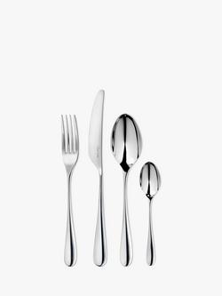 Robert Welch Arden Cutlery Set, 24 Piece/6 Place Settings, Silver
