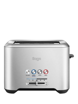 Sage A Bit More 2-Slice Toaster, Brushed Metal, Stainless Steel