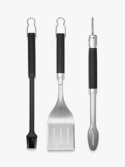 Weber Original BBQ Tool Set, 3 Piece, Black